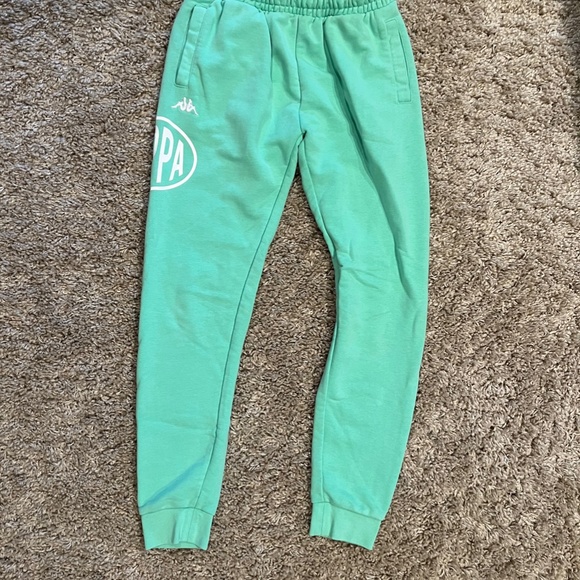 Kappa Pop Paldi Jogger, Green Spring Bud, Size Small - Picture 3 of 9